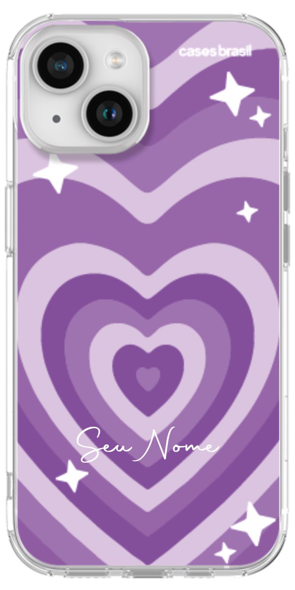 Capinha para Celular Amor Roxinho