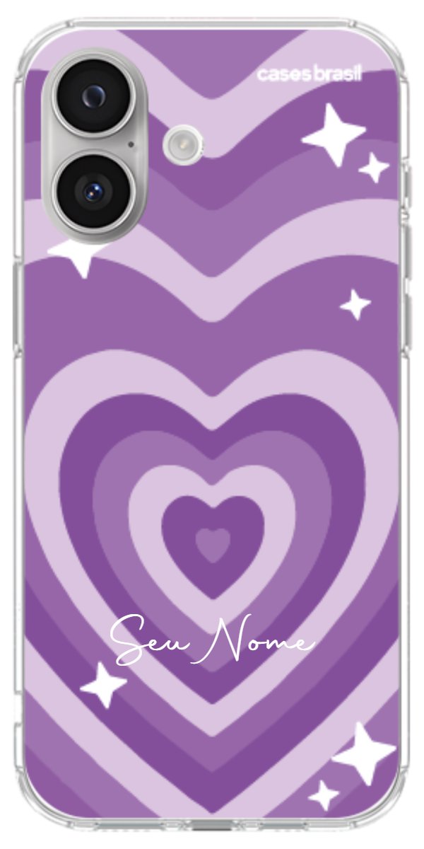 Capinha para Celular Amor Roxinho