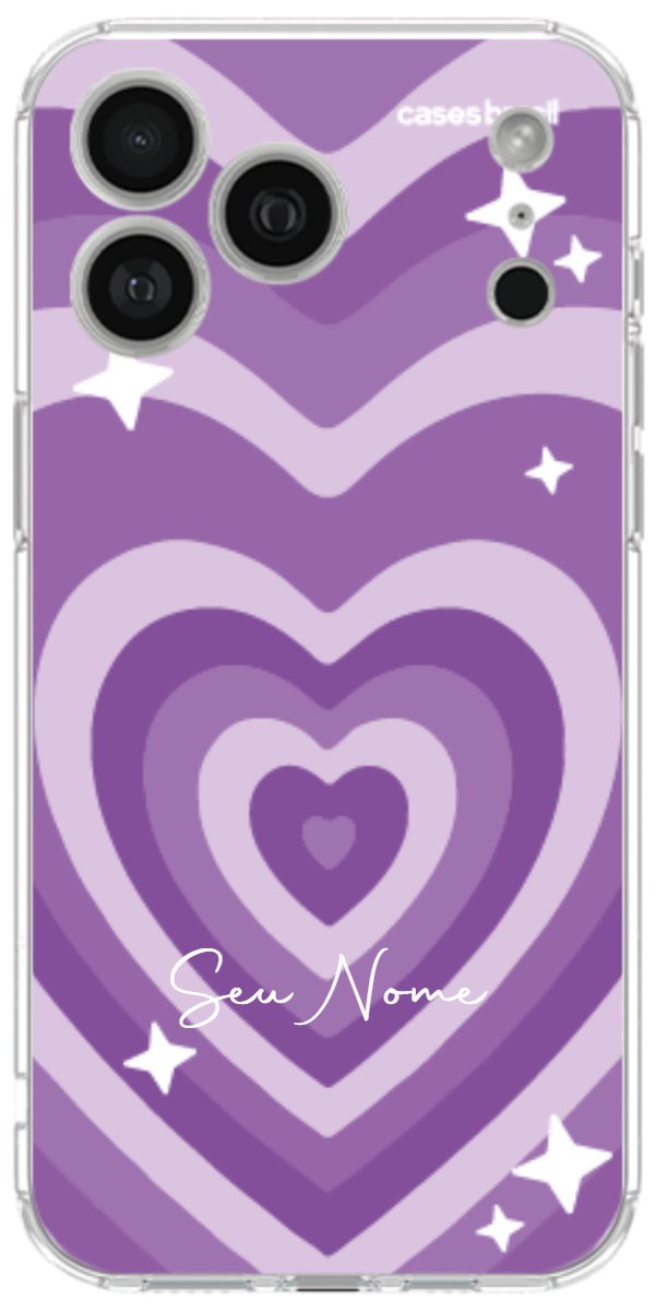 Capinha para Celular Amor Roxinho