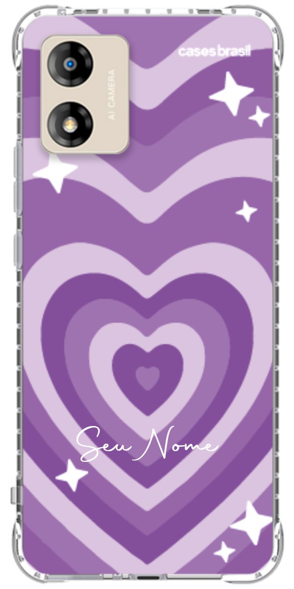 Capinha para Celular Amor Roxinho