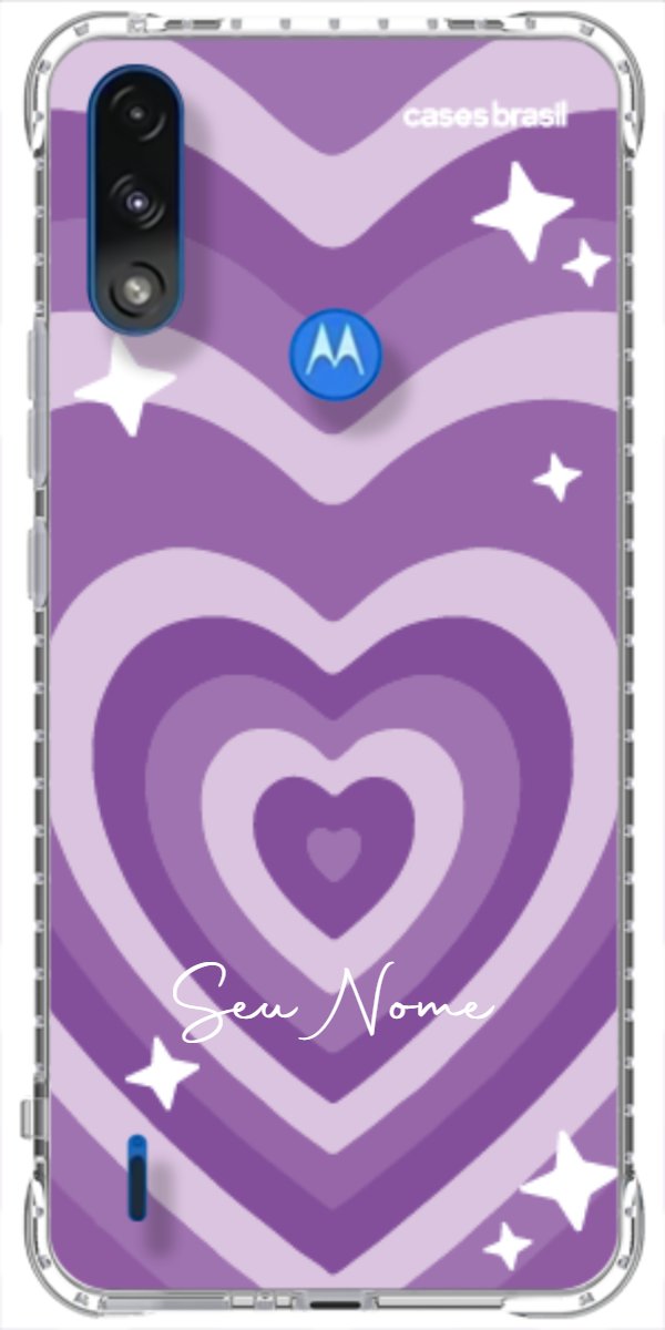 Capinha para Celular Amor Roxinho