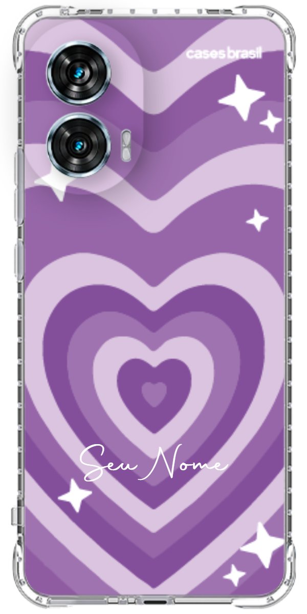 Capinha para Celular Amor Roxinho