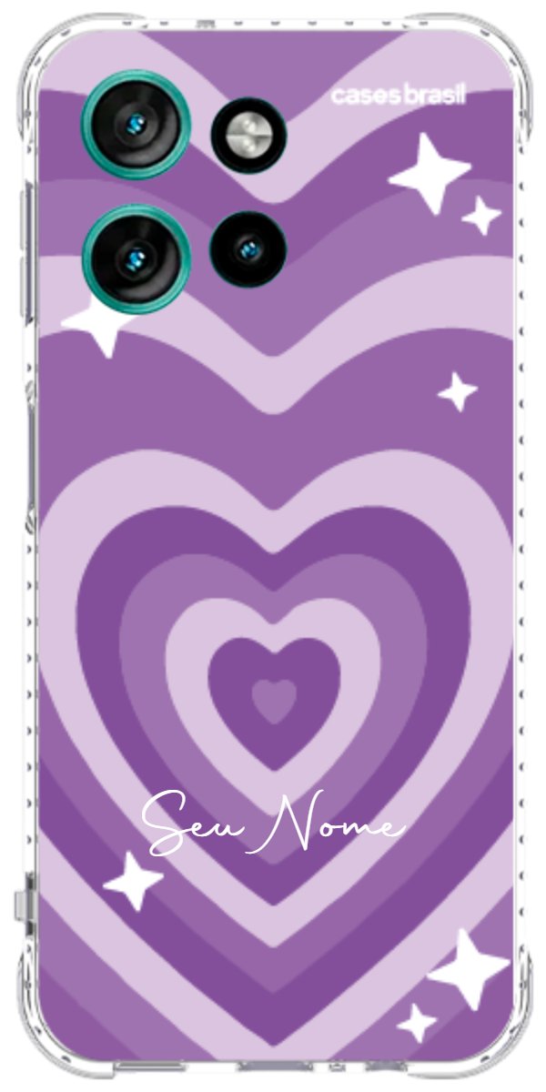Capinha para Celular Amor Roxinho