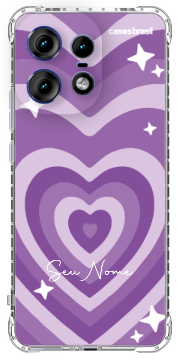 Capinha para Celular Amor Roxinho