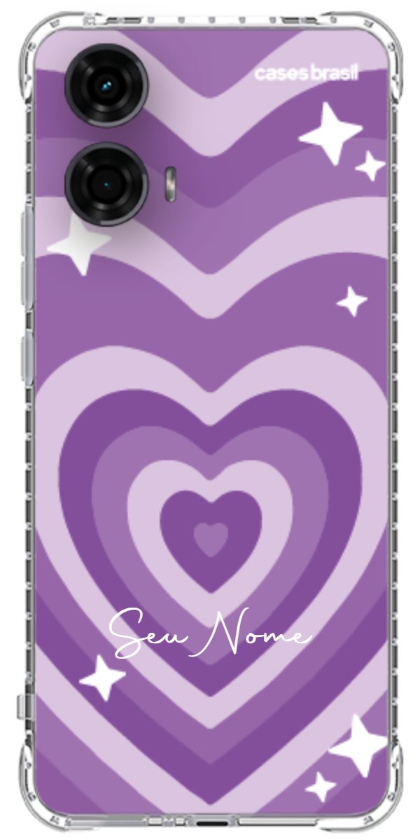 Capinha para Celular Amor Roxinho