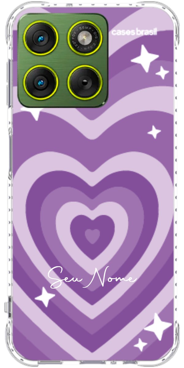 Capinha para Celular Amor Roxinho