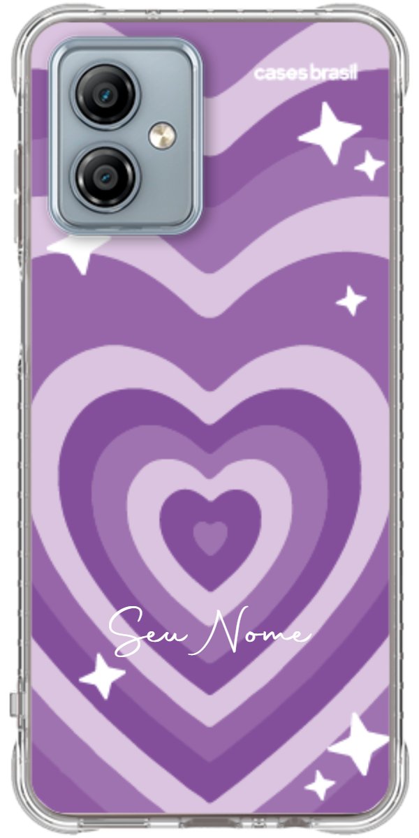 Capinha para Celular Amor Roxinho