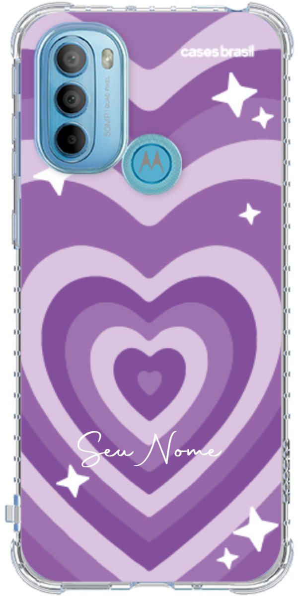 Capinha para Celular Amor Roxinho