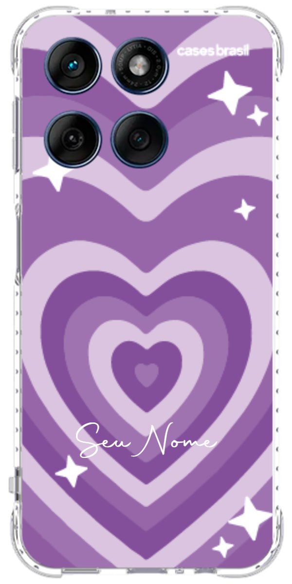 Capinha para Celular Amor Roxinho