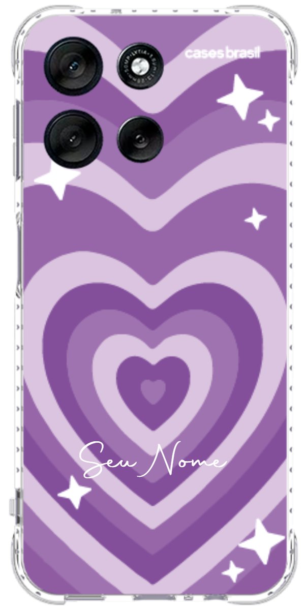 Capinha para Celular Amor Roxinho