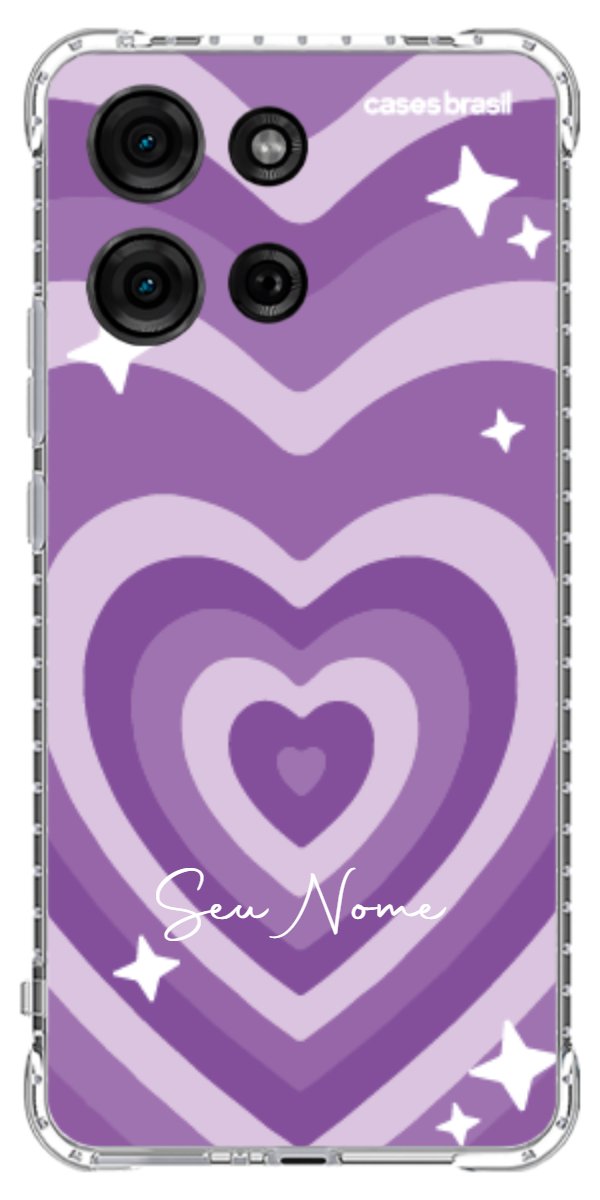 Capinha para Celular Amor Roxinho