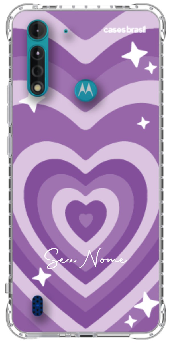 Capinha para Celular Amor Roxinho