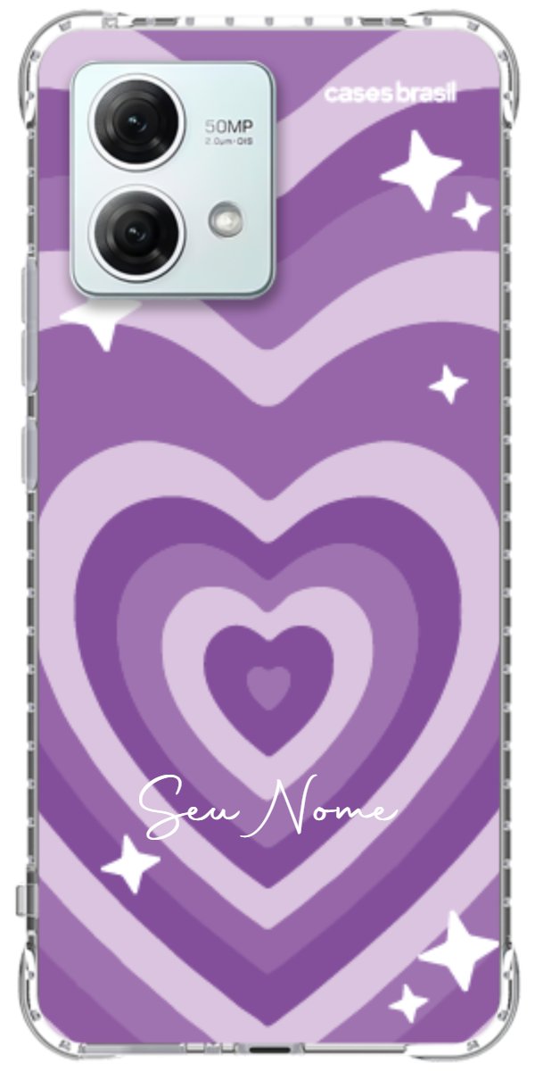 Capinha para Celular Amor Roxinho