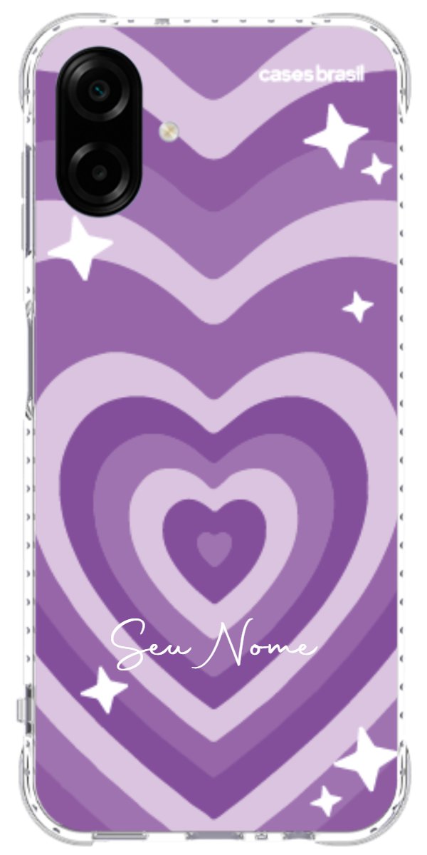 Capinha para Celular Amor Roxinho