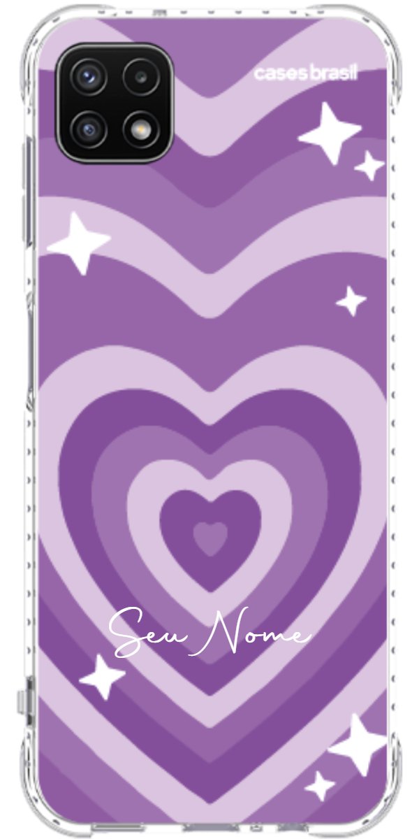 Capinha para Celular Amor Roxinho