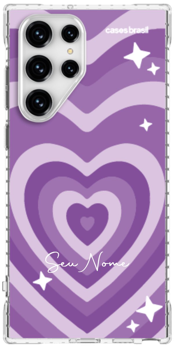Capinha para Celular Amor Roxinho