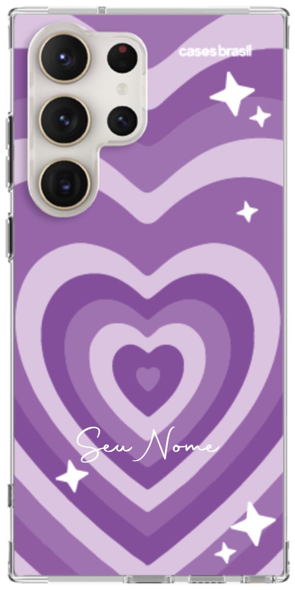 Capinha para Celular Amor Roxinho