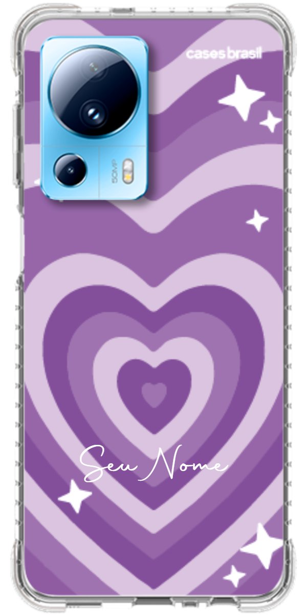 Capinha para Celular Amor Roxinho