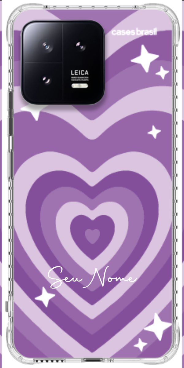 Capinha para Celular Amor Roxinho