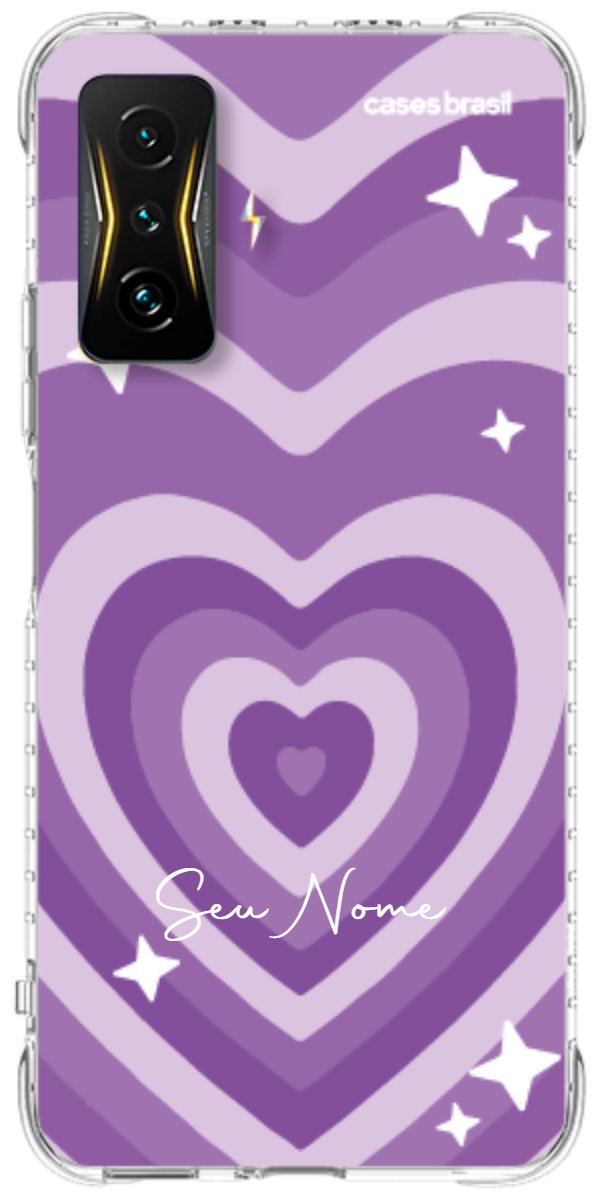 Capinha para Celular Amor Roxinho