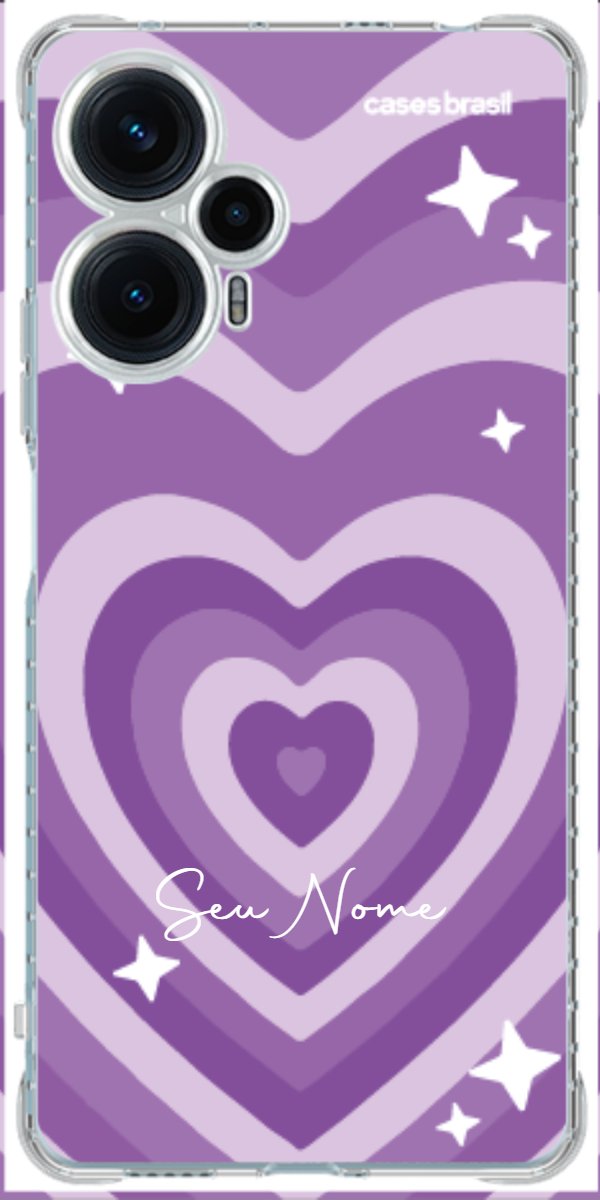 Capinha para Celular Amor Roxinho