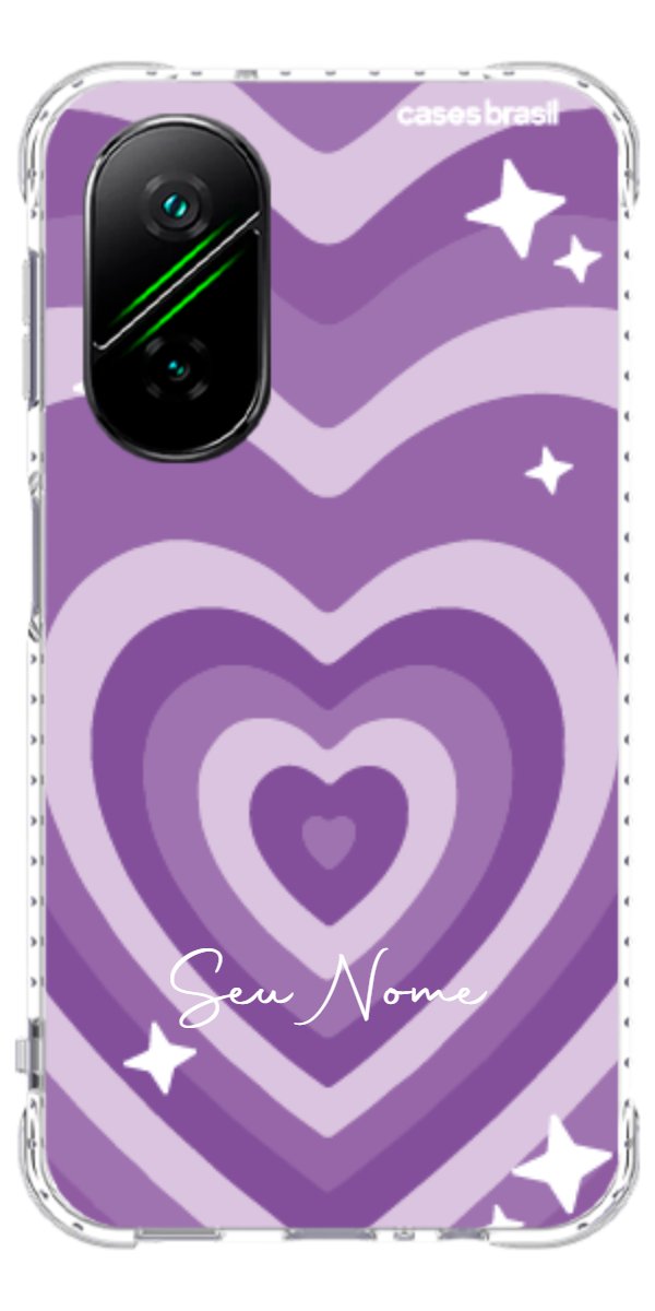 Capinha para Celular Amor Roxinho