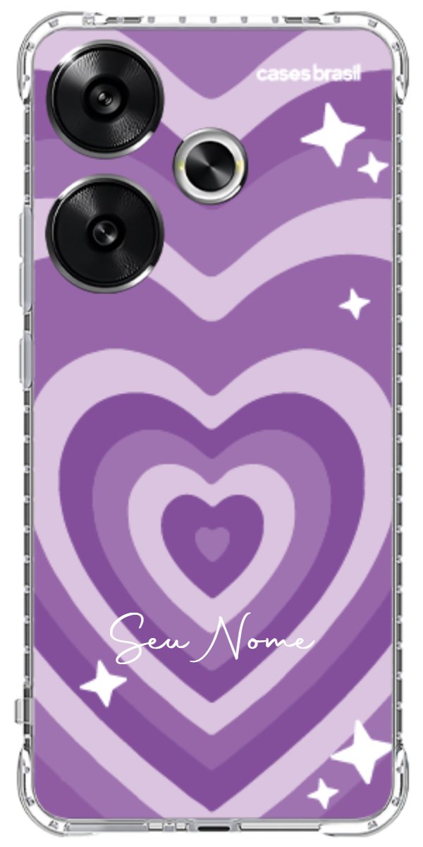 Capinha para Celular Amor Roxinho