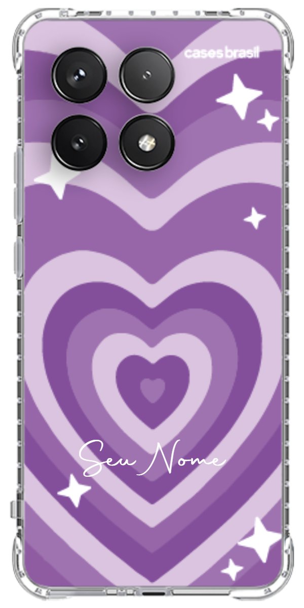 Capinha para Celular Amor Roxinho