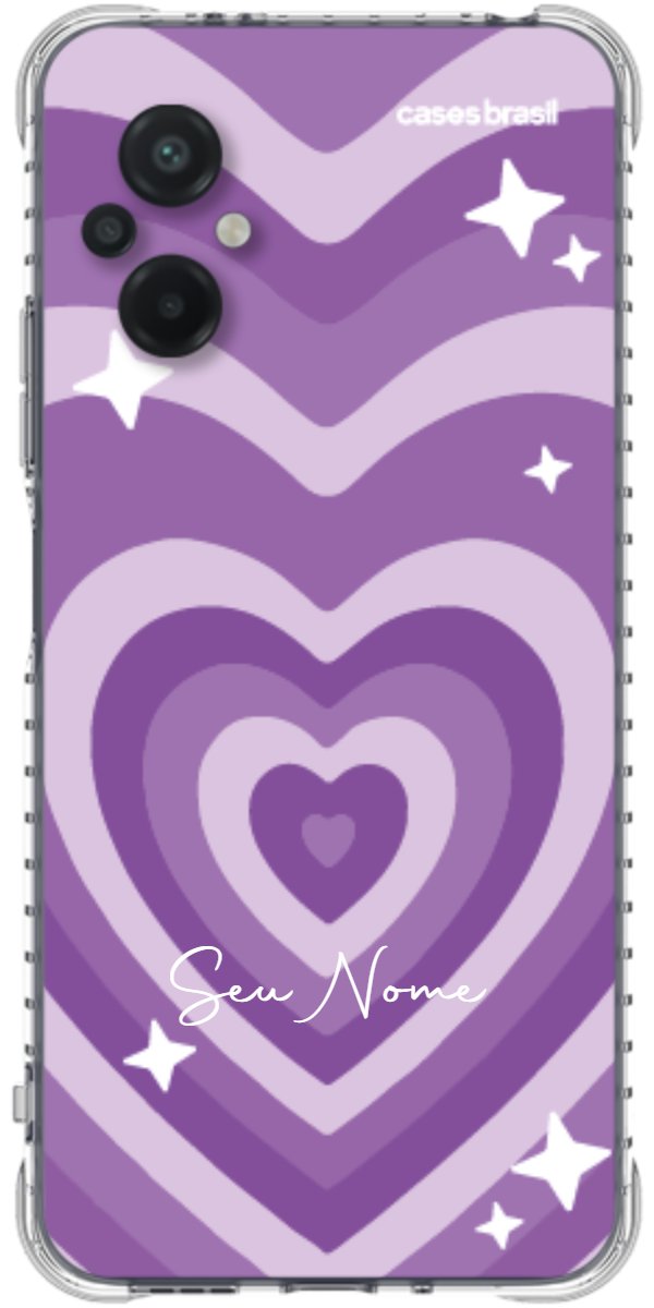Capinha para Celular Amor Roxinho