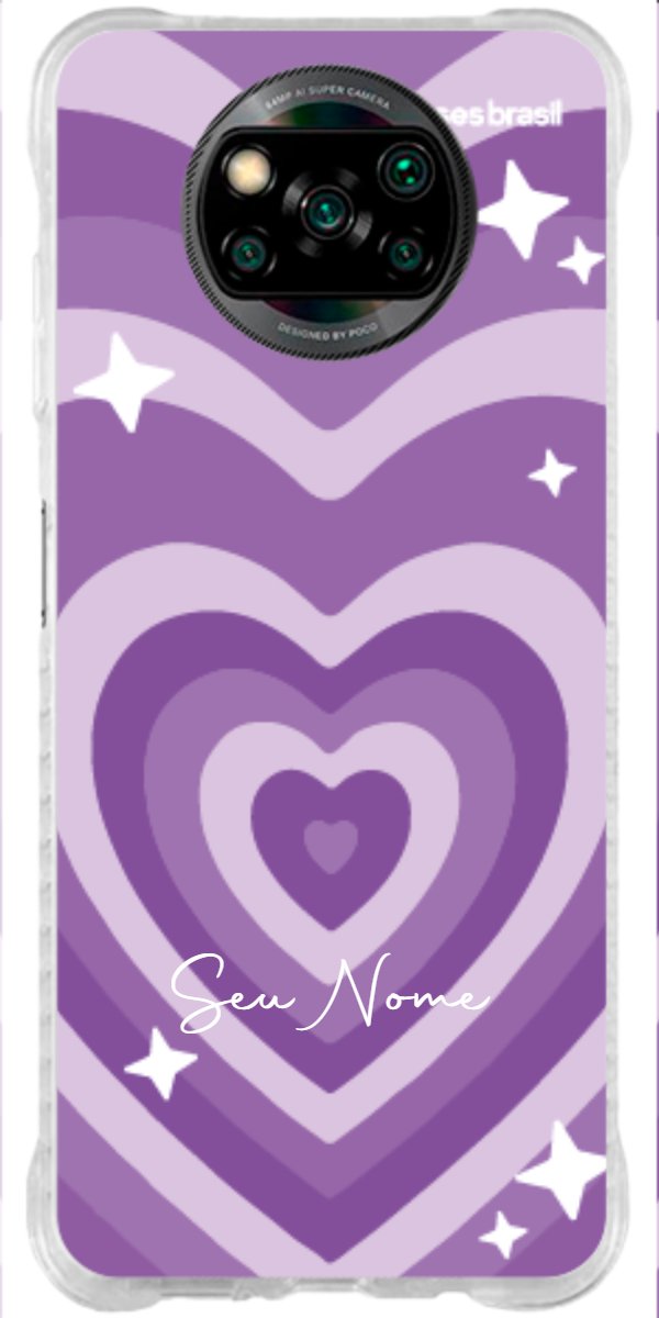 Capinha para Celular Amor Roxinho