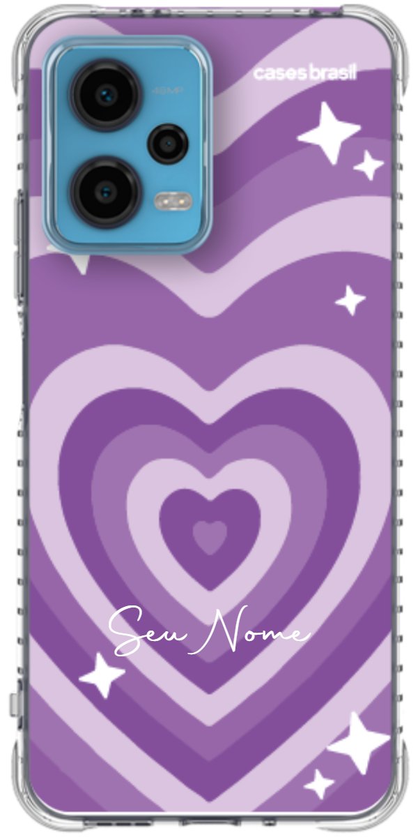 Capinha para Celular Amor Roxinho