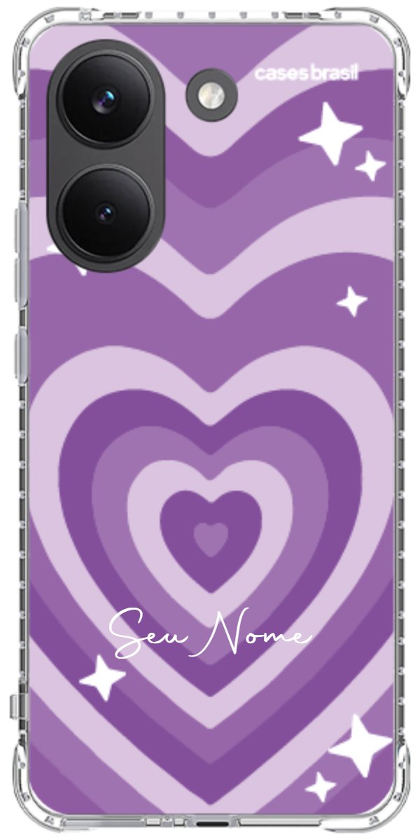Capinha para Celular Amor Roxinho