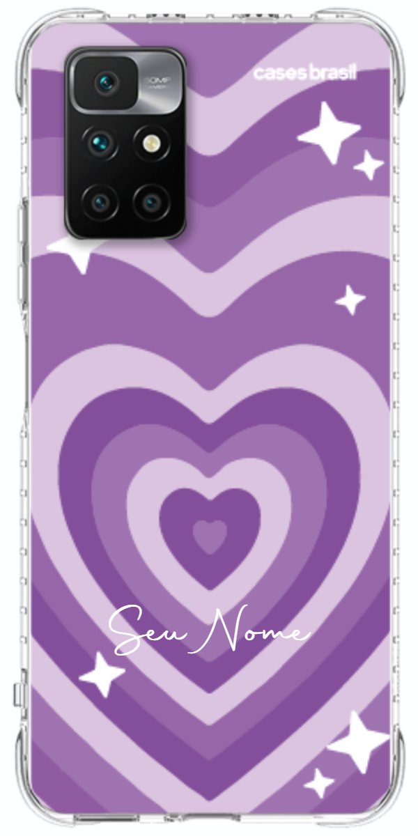 Capinha para Celular Amor Roxinho