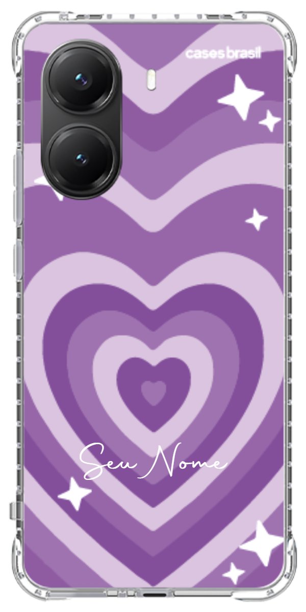 Capinha para Celular Amor Roxinho