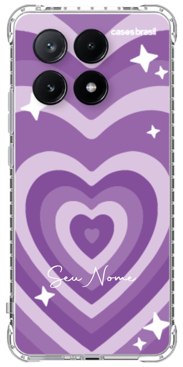 Capinha para Celular Amor Roxinho