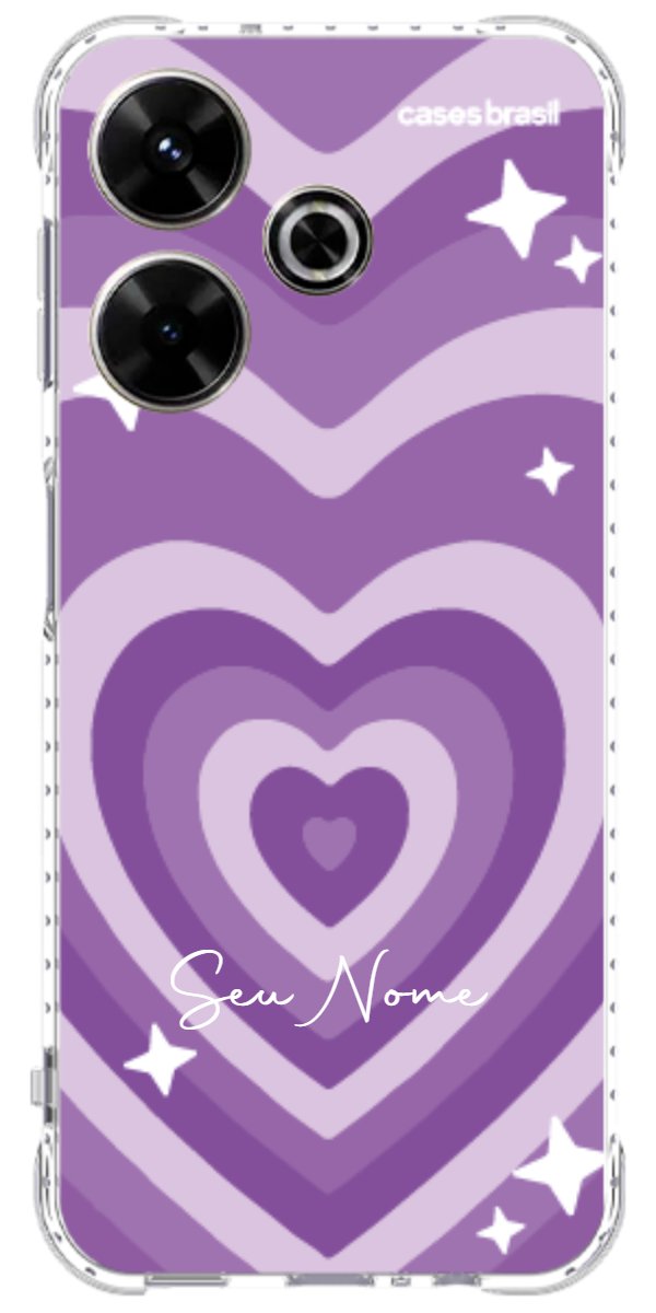Capinha para Celular Amor Roxinho