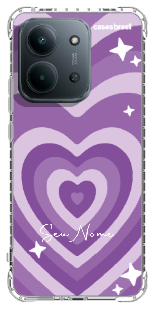 Capinha para Celular Amor Roxinho