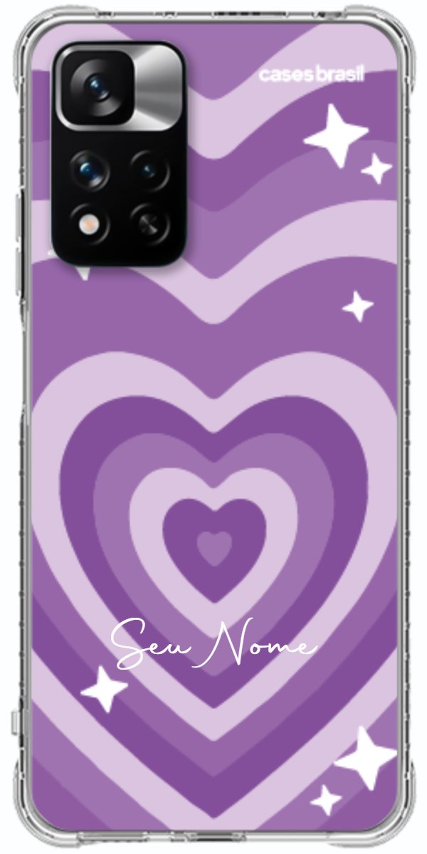 Capinha para Celular Amor Roxinho