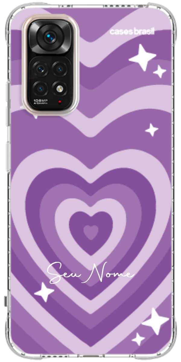 Capinha para Celular Amor Roxinho