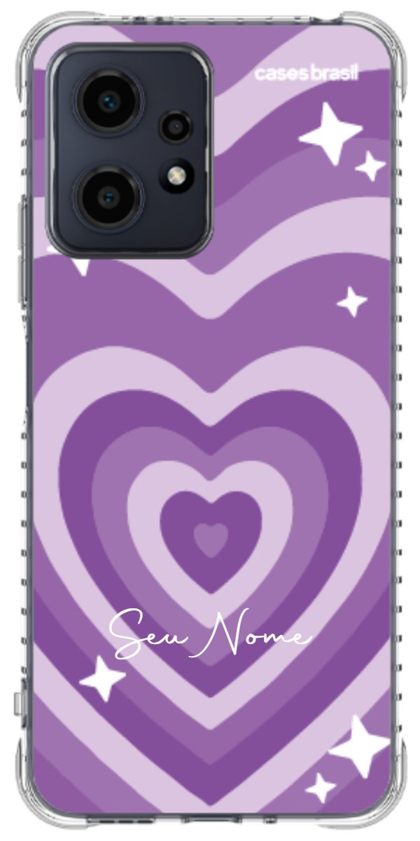 Capinha para Celular Amor Roxinho