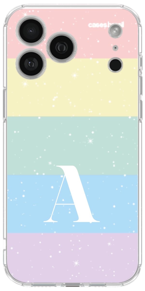 Capinha para Celular Arco-íris Estrelado