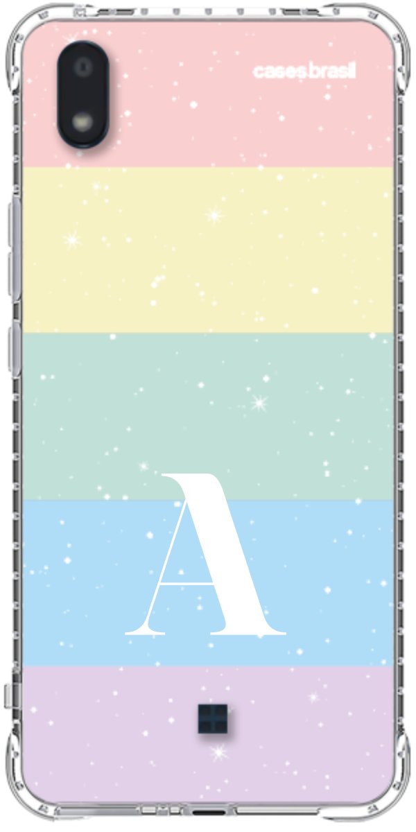 Capinha para Celular Arco-íris Estrelado