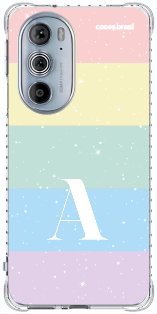 Capinha para Celular Arco-íris Estrelado