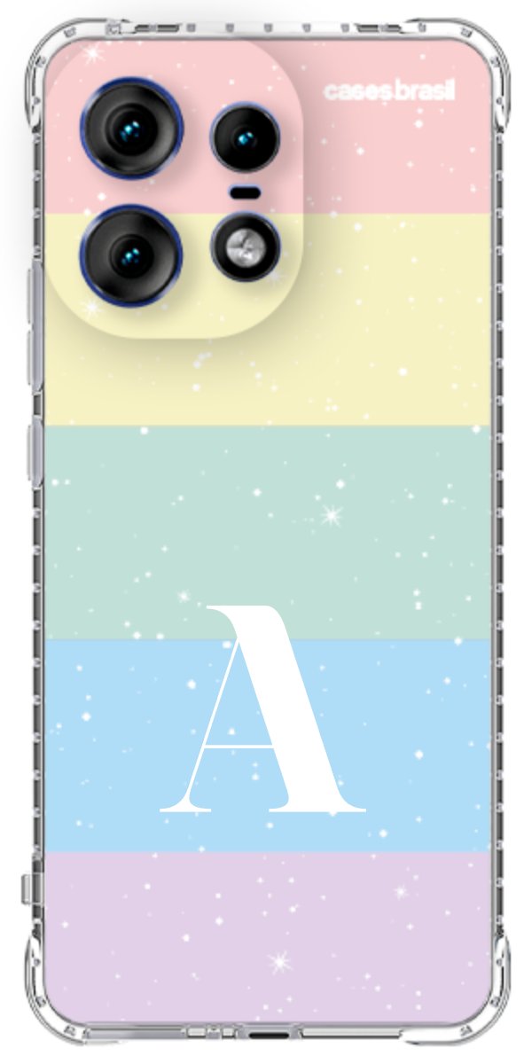 Capinha para Celular Arco-íris Estrelado