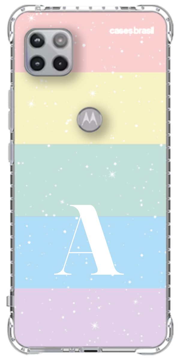Capinha para Celular Arco-íris Estrelado