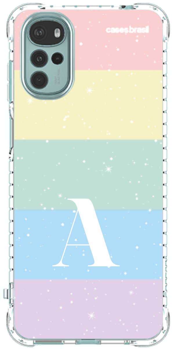 Capinha para Celular Arco-íris Estrelado