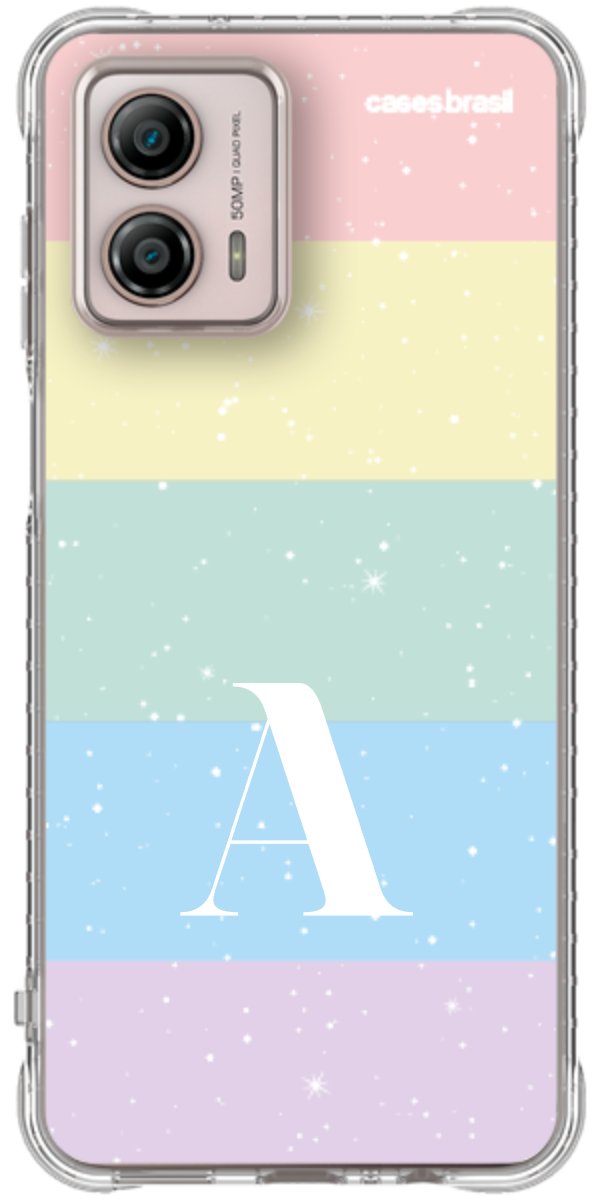 Capinha para Celular Arco-íris Estrelado