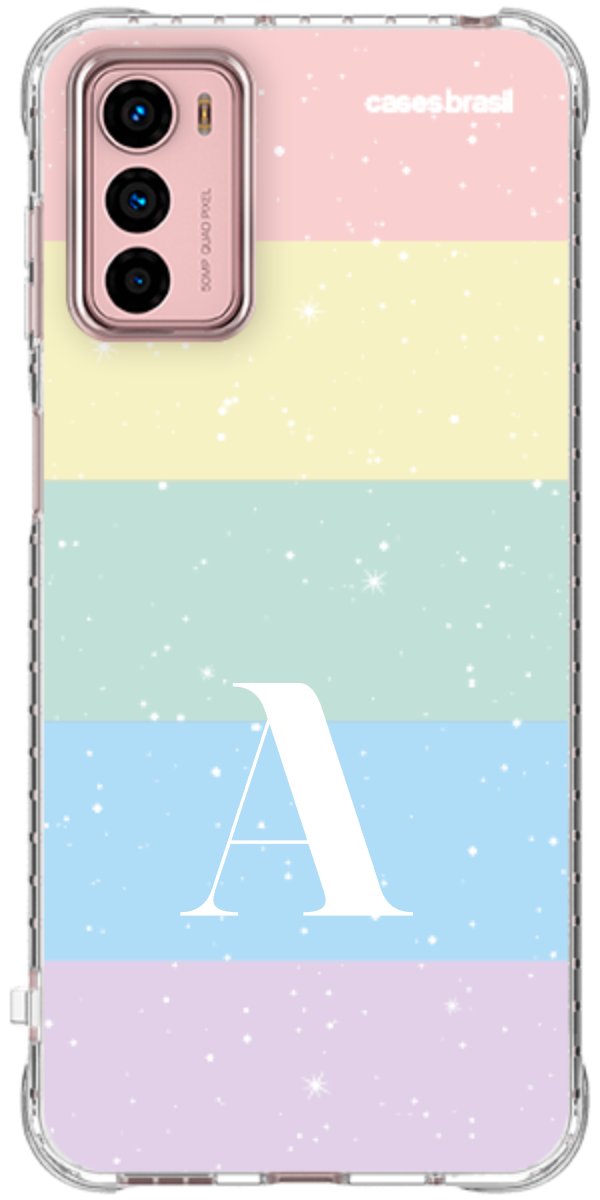 Capinha para Celular Arco-íris Estrelado