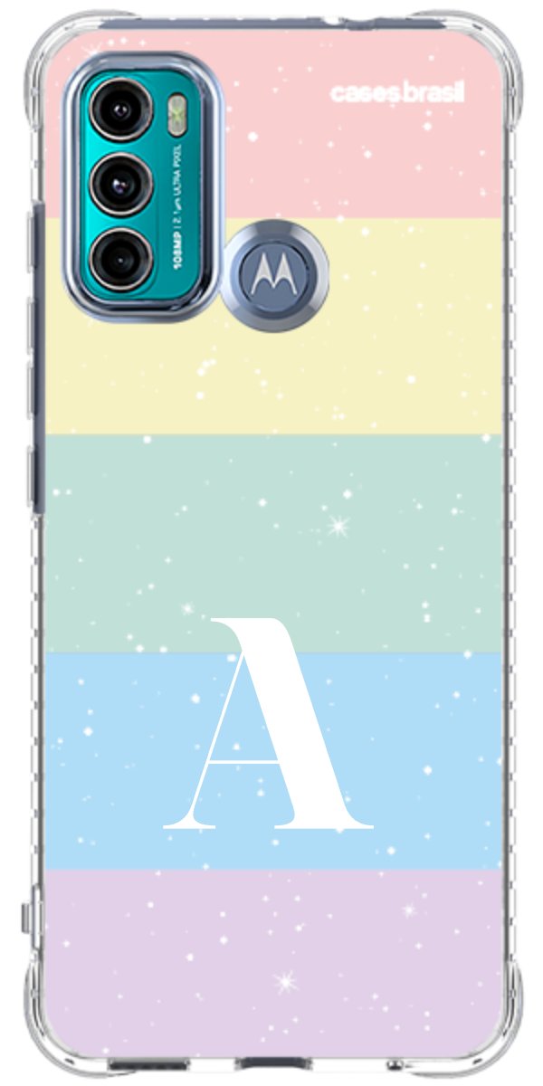 Capinha para Celular Arco-íris Estrelado