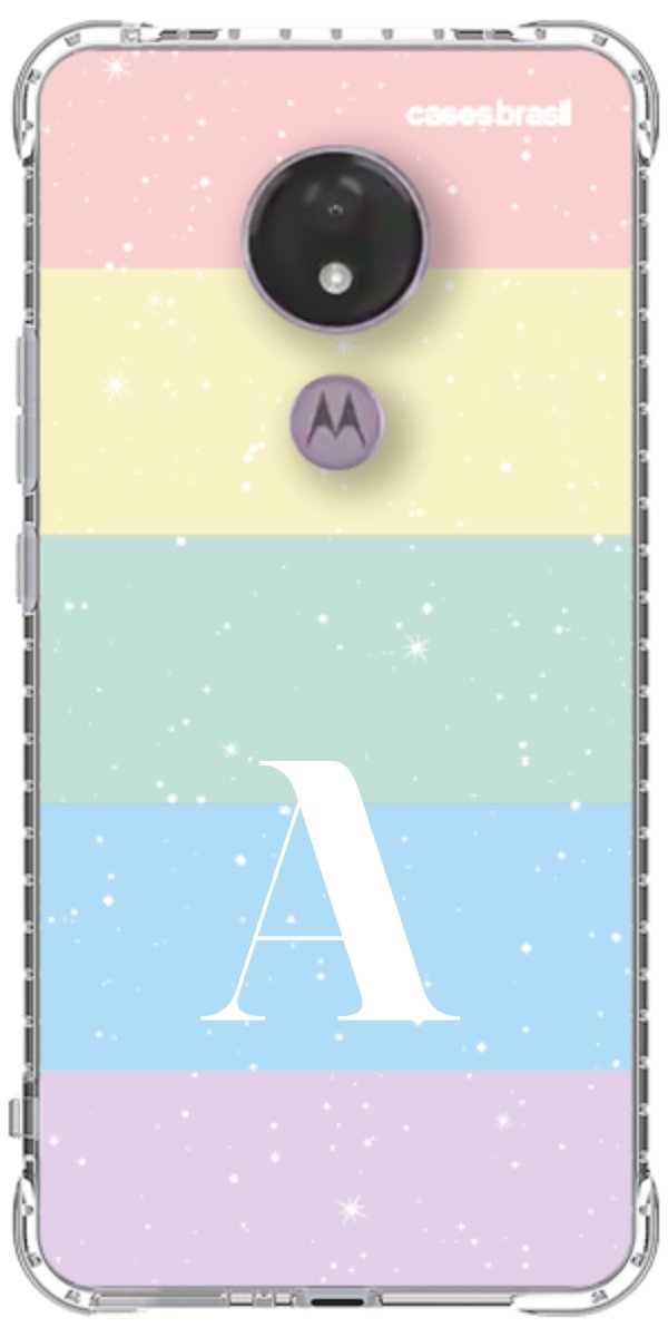 Capinha para Celular Arco-íris Estrelado